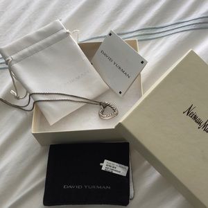 David Yurman heart necklace
